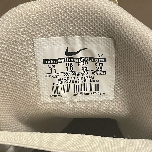 Nike Air More Uptempo, Coconut Milk, DX1939-100, men’s size 11 - Picture 8 of 8